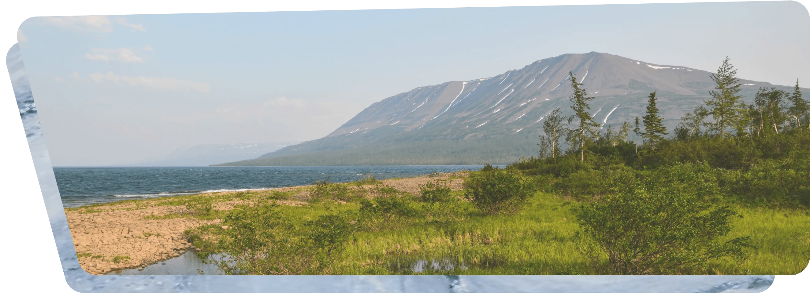 Туристический комплекс рядом с плато Путорана